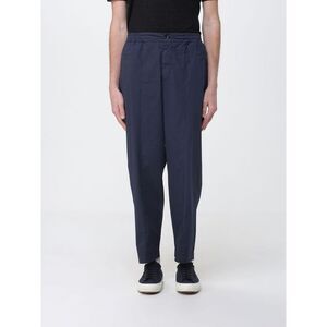 Barena Men Wide Leg Stretch Cotton Trousers Barena